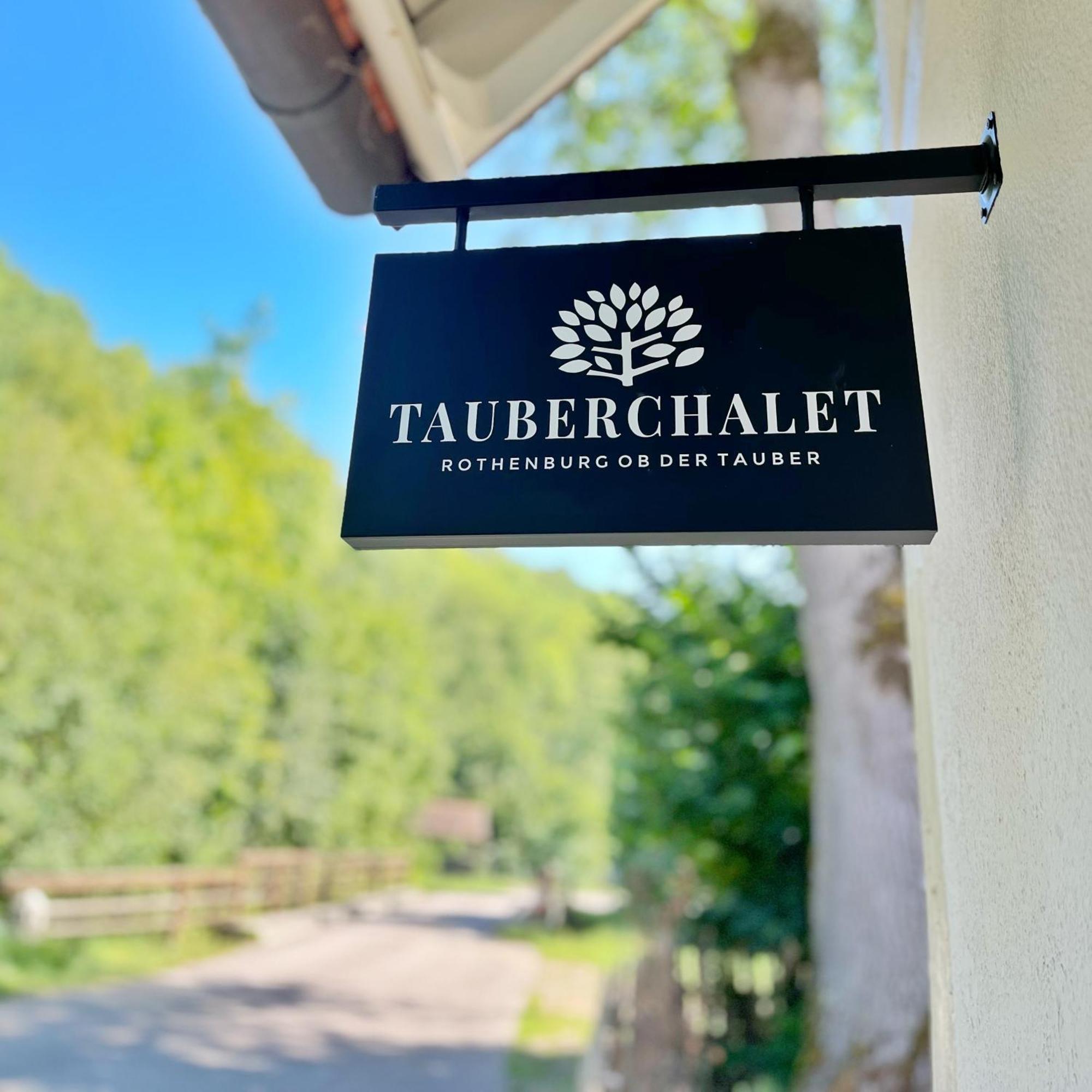 Tauberchalet I Private Spa, Garten Und Kaeltekick I 10Min Walk To Historic Old Town Rothenburg ob der Tauber Exterior foto