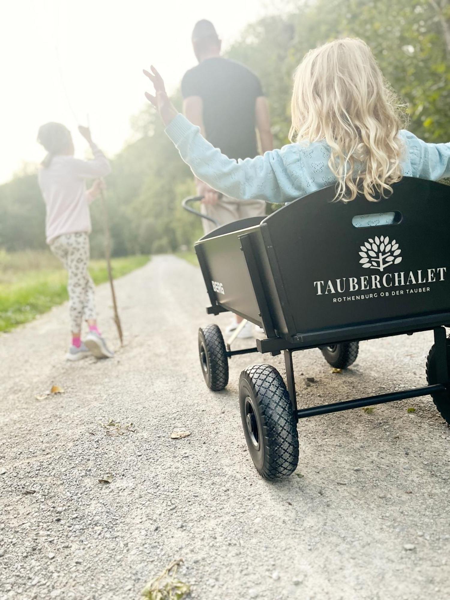 Tauberchalet I Private Spa, Garten Und Kaeltekick I 10Min Walk To Historic Old Town Rothenburg ob der Tauber Exterior foto